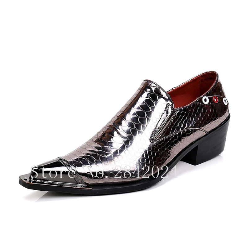 Altos Verano Charol Costura Partido Zapatos Resbalón Metal Oxfords En Hombres Tacones Británico Estrecha 2017 Hombre A Vestido Punta 06qXOgOd