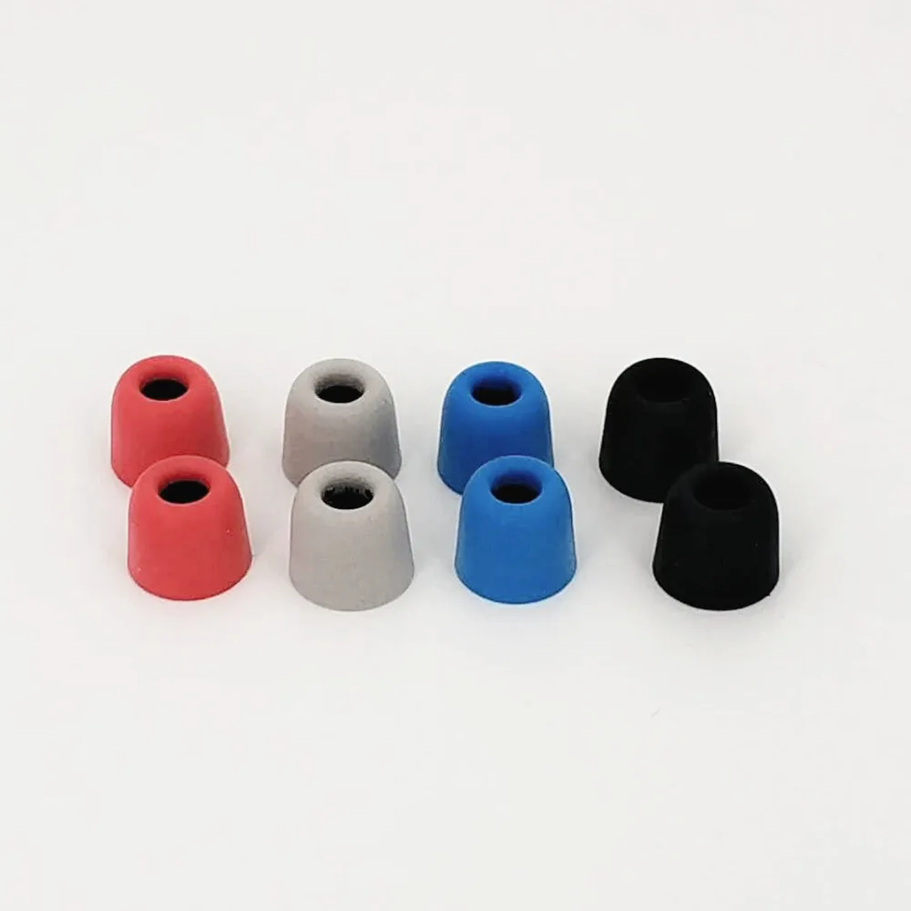 4 пары(8 шт.) шумоизоляционные комплекты из пены с эффектом памяти 5 мм насадки для ушей для ушных наушников вкладыши из пены затычки для ушей IE80 T2