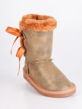 

Ankle Boots with fur closure with laces