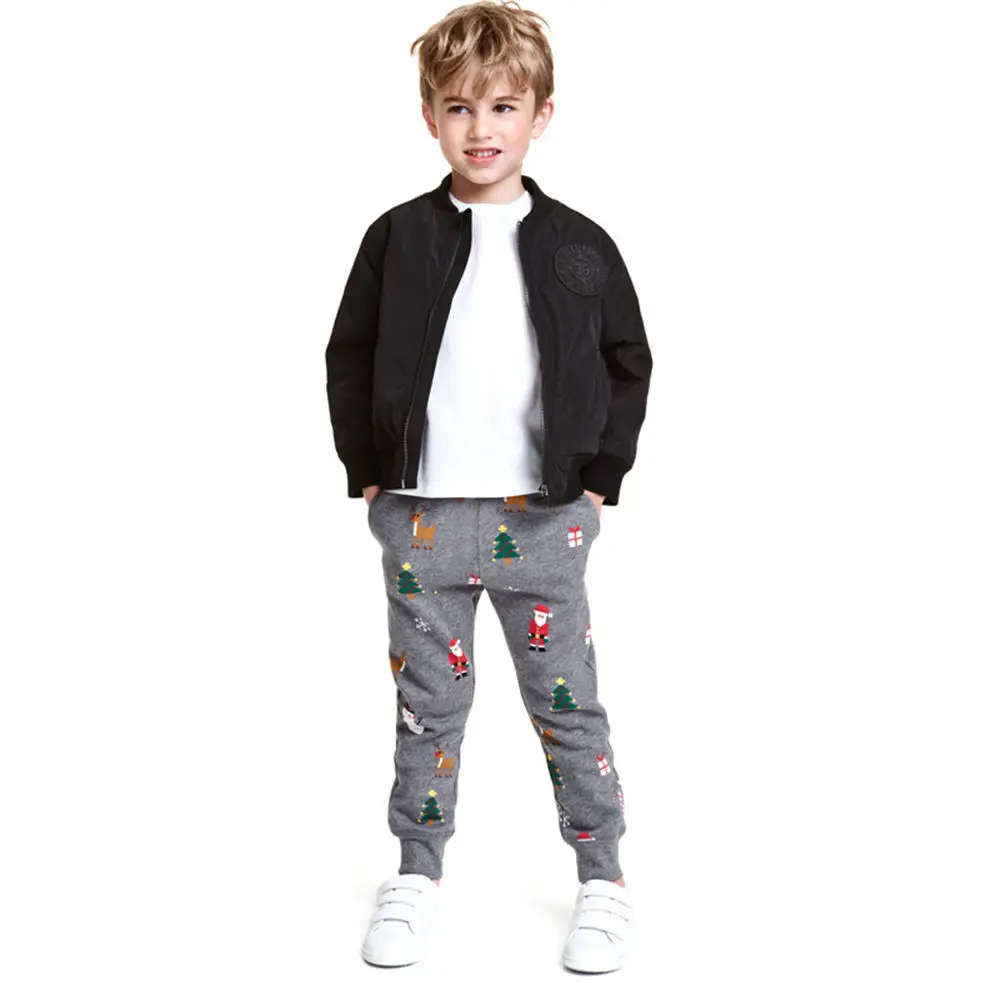 

Fox Appliques Boys Pants Cotton Children Trousers 2018 New Print Autumn Winter Baby Clothes Sweaterpants Kids Leggings