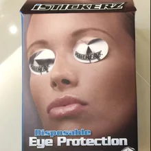 1 рулон 30 пар крытый светильники на солнечных батареях свет-доказательство закрывания глаз уход одноразовые эллиптические конусные Серебристые Светоотражающие пленка для глаз