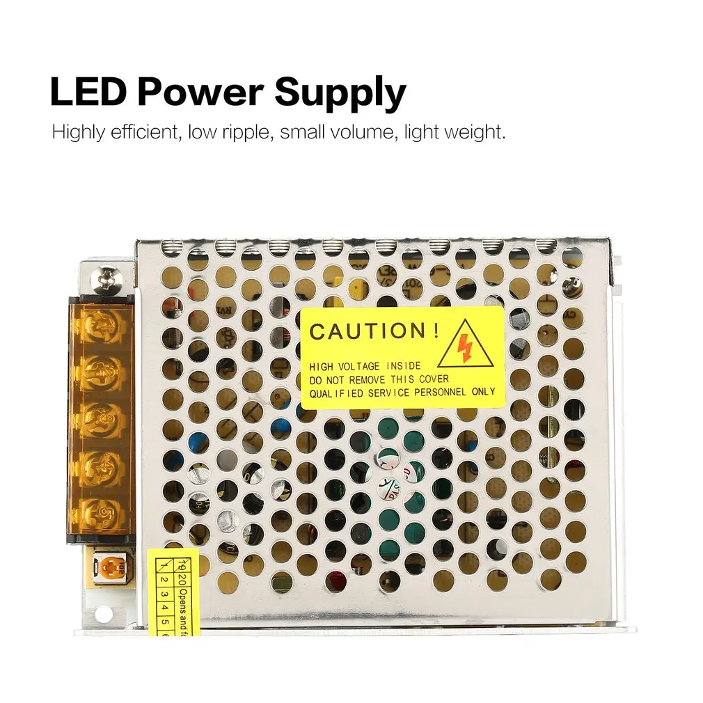 

DC 5V 60W LED Power Supply Switch Current Volt Driver Adaptor Switching Lighting Stabilized Transformer Constant Voltage