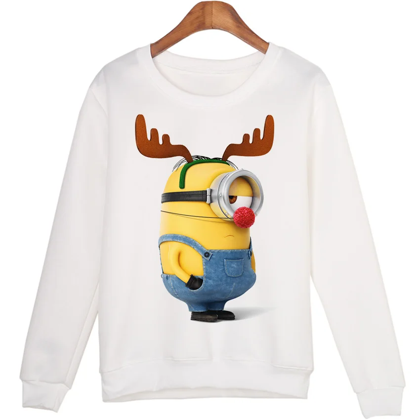 

Christmas Sweatshirts Cute Big Eye Harajuku Cartoon 3D Hoodies sudaderas mujer 2015 WMH12