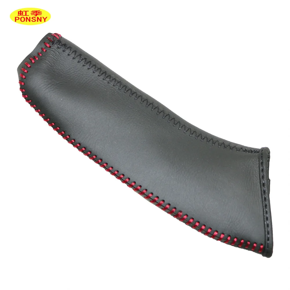 Car Handbrake Covers Case for KIA sorento 2007 Genuine Leather Auto Handbrake Grips Cover
