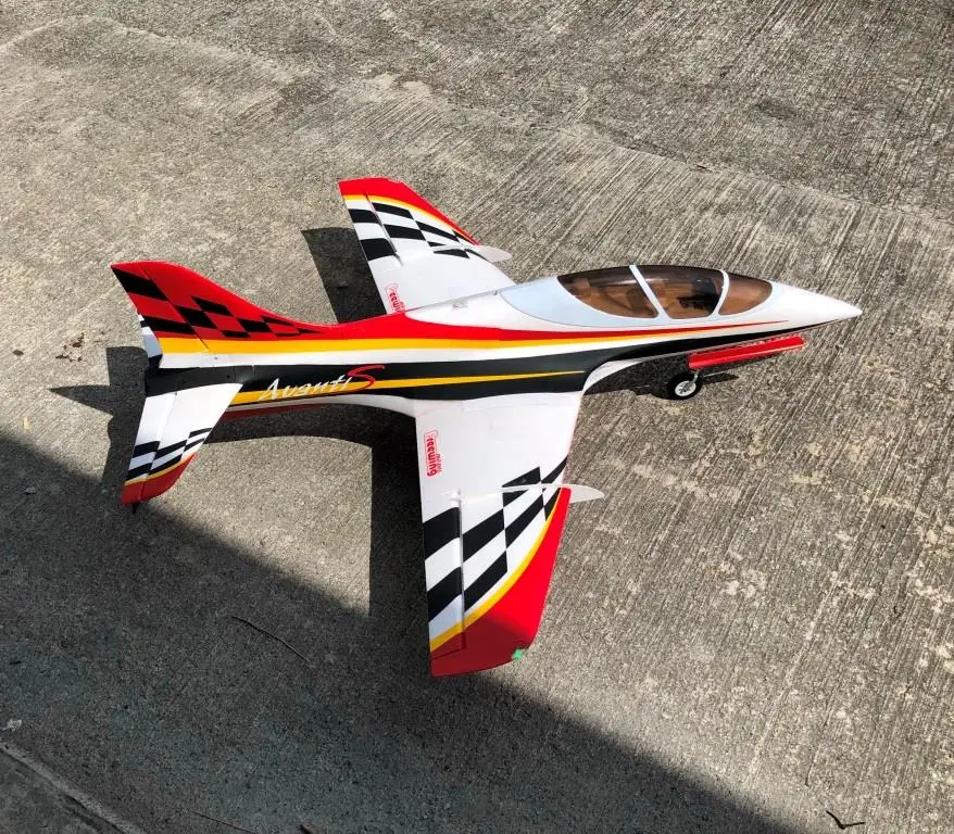 Модель радиоуправляемого самолета Freewing New EPO RC Plane Avanti S 80 мм EDF Jet plane металлический