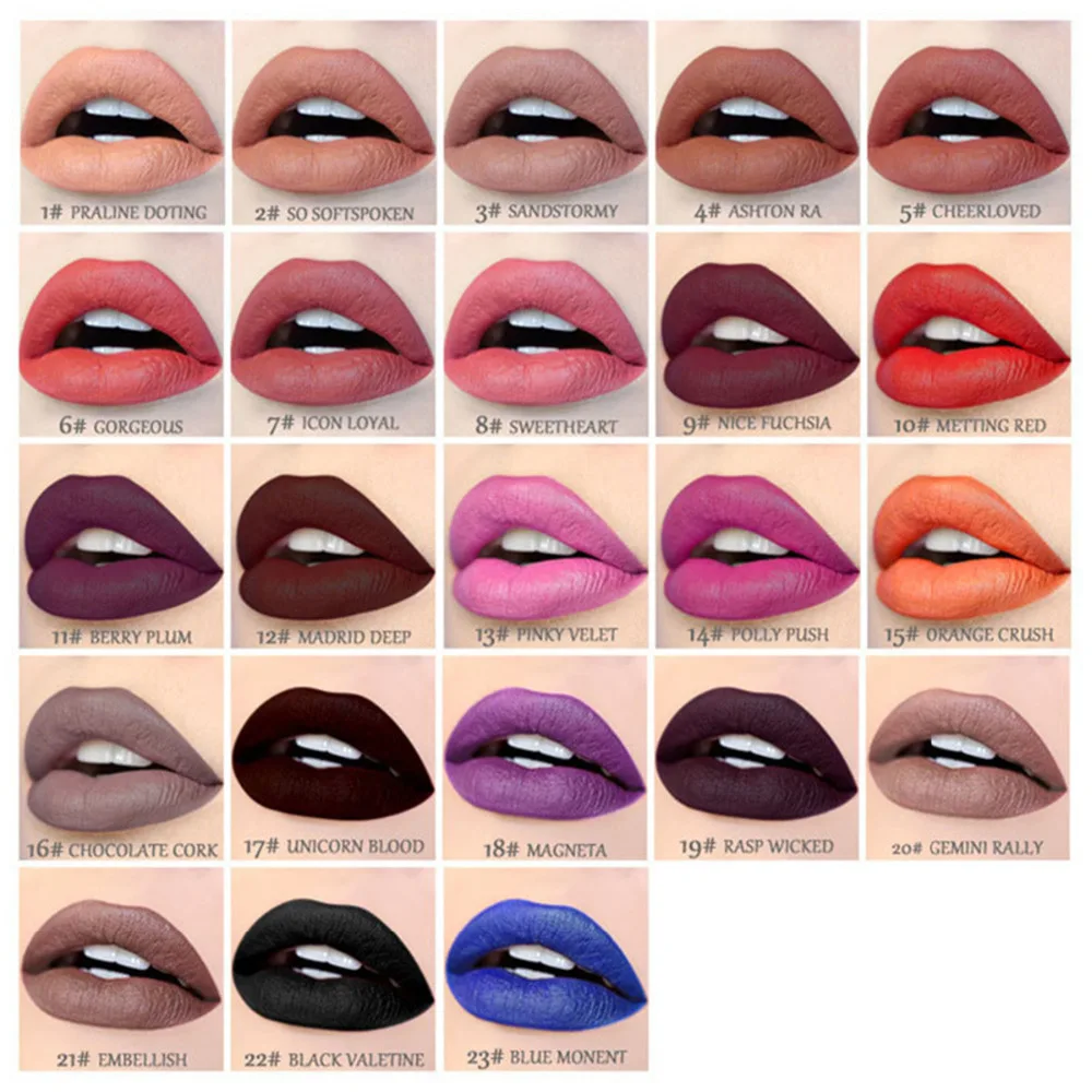 IMAGIC Brand New Long Lasting Matte Liquid Lipstick Waterproof Sexy