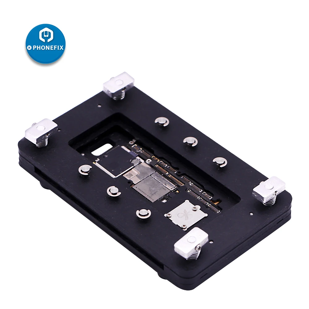 

PHONEFIX MJ Logic Board Locking Test Fixture for iPhone X XS MAX Motherboard Soldering BGA Repair New Designed Fixture Platform