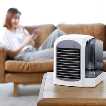 

USB mini air cooler Air conditioning fan portable Cooler conditioner humidifier purifier for Home Office Desktop