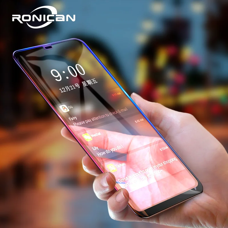 

RONICAN 0.3mm Thin Full Coverage Protective Glass For Xiaomi 8 8 SE Screen Protector 3D Surface Tempered Glass For Xiaomi 8 Lite