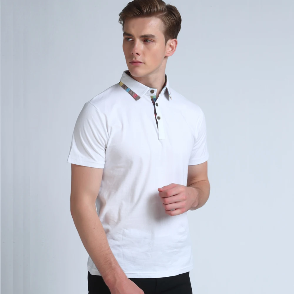 Брендовая повседневная мужская рубашка поло с коротким рукавом мужская однотонная Классическая рубашка поло camisa рубашка поло мужская M-5XL