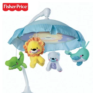 Genuine Fisher Price Baby Bedding Set Musical Mobile Animal Bed Bell Precious Planet 2 in 1 Projection Mobile N8849 for Sleeping