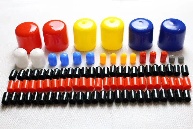 Pvc Rubber Protective Cap Thread Protective Cap Dust Insulating Rubber Sleeve Tool Parts