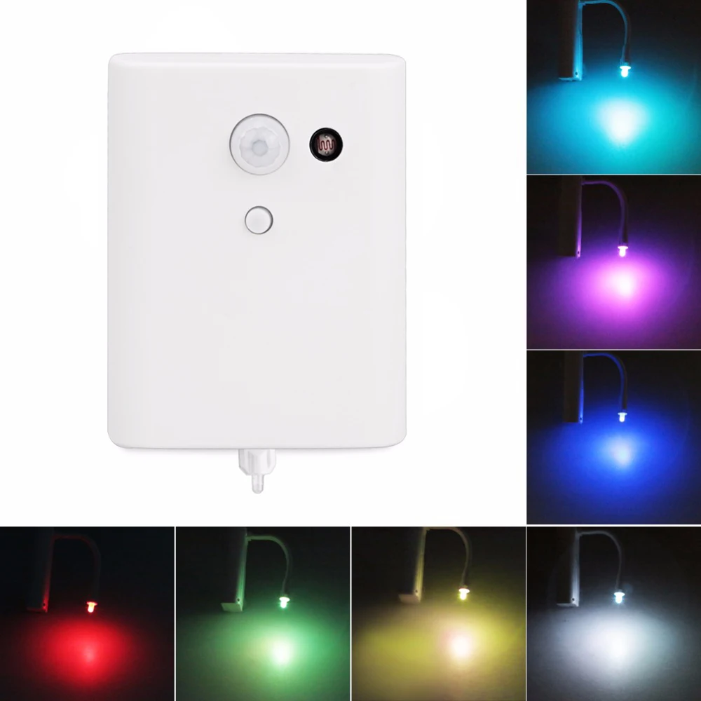 

Toilet Night Light, Motion Activated Sensitive (7 Changing Colors) Improved Version LED Toilet Bowl Lights with Motion Sensor