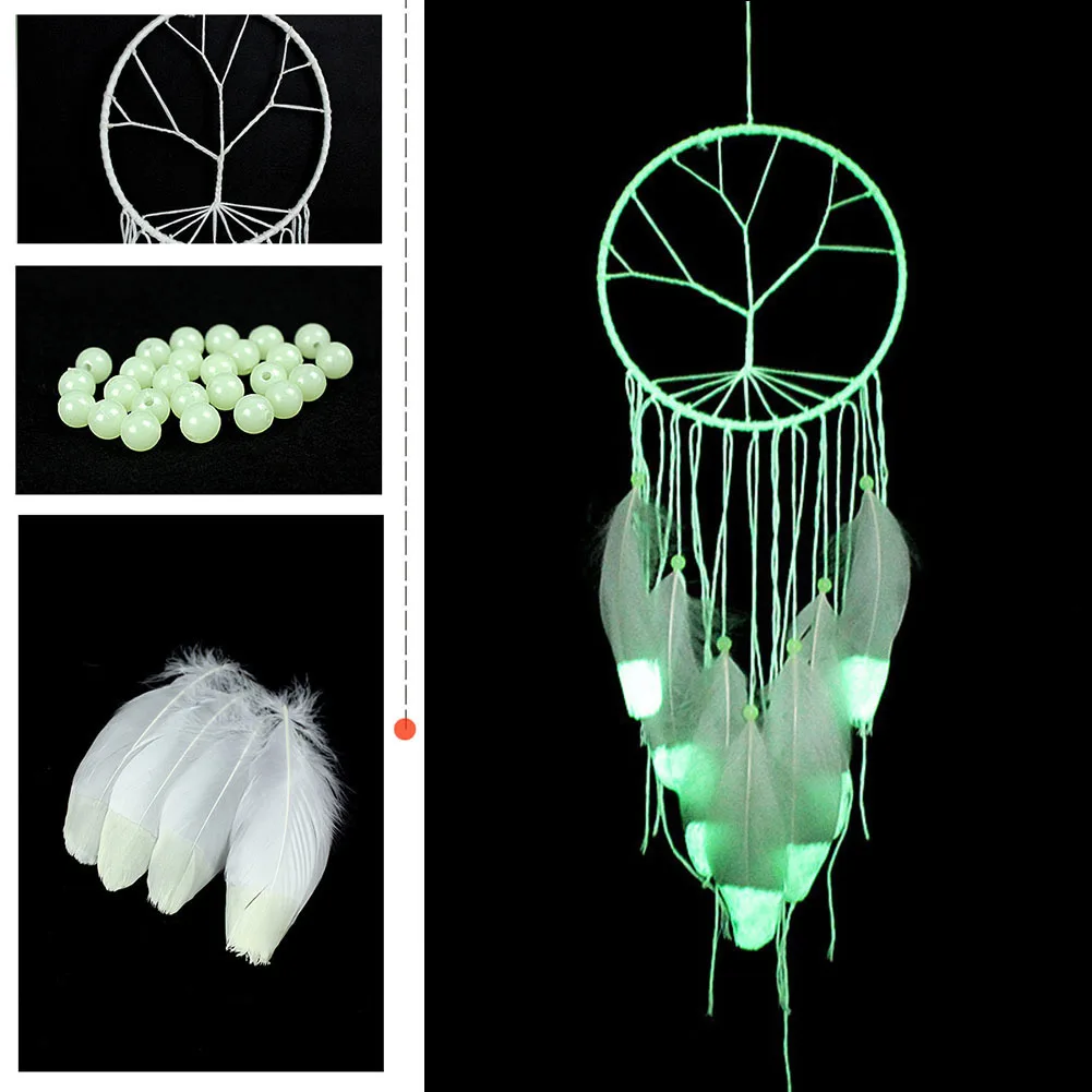 Модный подарок индийский флуоресцентный Ловец снов Noctilucous Wind Chimes& висячий кулон Ловец снов Regalo