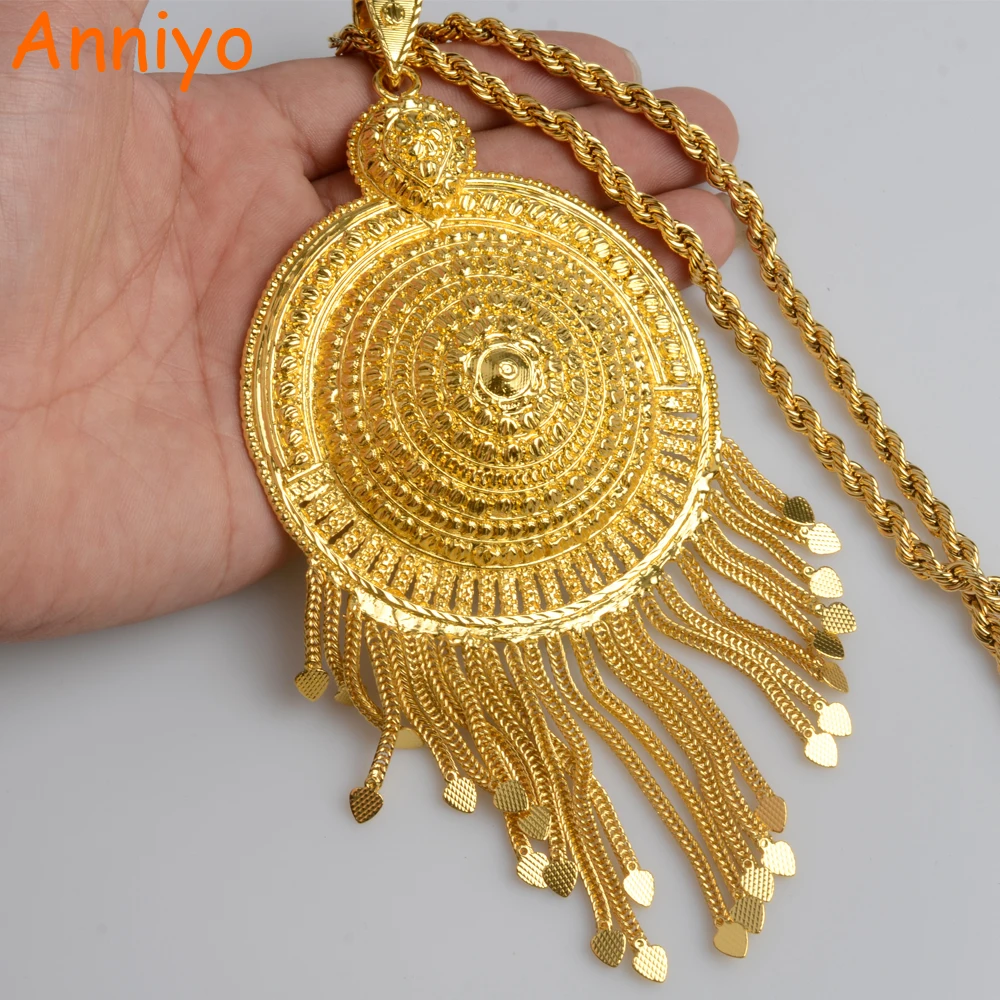 Anniyo Africa Big Pendant Necklaces 