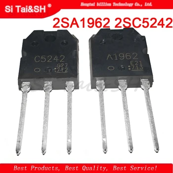 

4pcs 2SA1962 2SC5242 A1962 C5242 TO-3P 2pcs A1962 + 2pcs C5242 integrated circuit