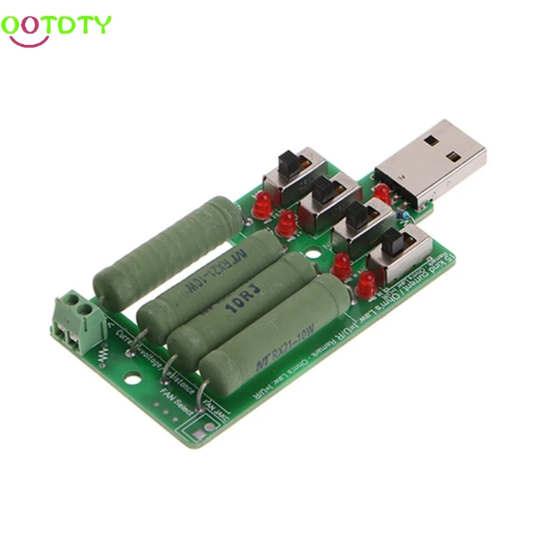 

USB Electronic Load Discharge Resistance Resistor Adjustable 15 Current Tester 828 Promotion