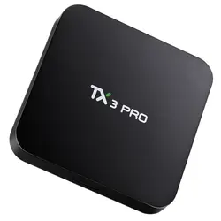 TX3 Pro Smart ТВ коробка Android 6,0 Amlogic S905X 4 ядра 4 K 1 GB 8 GB 2,4G Wi-Fi Multi-Media Player телеприставки