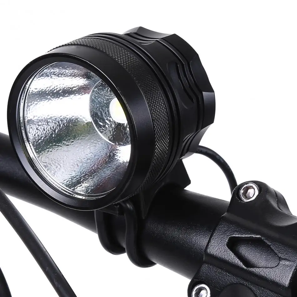 USB Charging Mountain Road Bike Light Aluminium Alloy Bicycle LED Torch