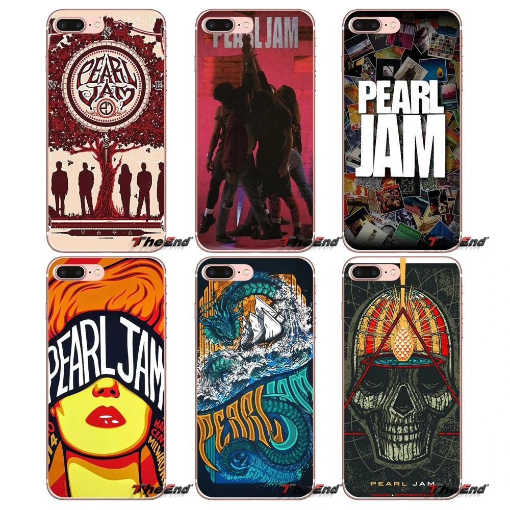 

Pearl Jam PJ milwaukee Logo TPU Soft Case For Apple iPhone X 4 4S 5 5S SE 5C 6 6S 7 8 Plus 6Plus 7plus 8plus Fundas Coque