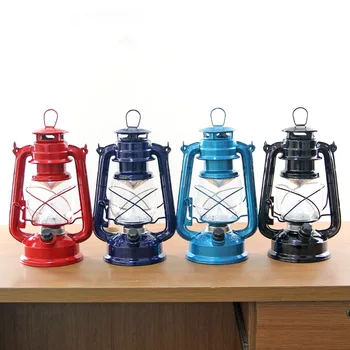 

Retro LED Portable Lantern 4 Colors Tent Lamp Waterproof Outdoor Camping Hiking Light Lighting Powered By D Size Battery