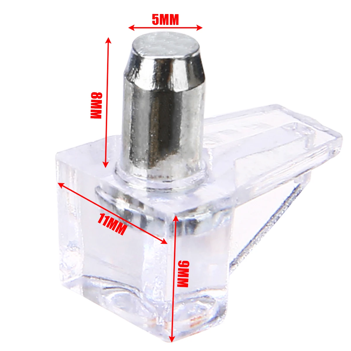 50Pcs Shelf Supports Studs Pegs Metal 5mm Pin Shelves Seperator Fixed Cabinet Cupboard Furniture Bracket Support Holder For Kitc
