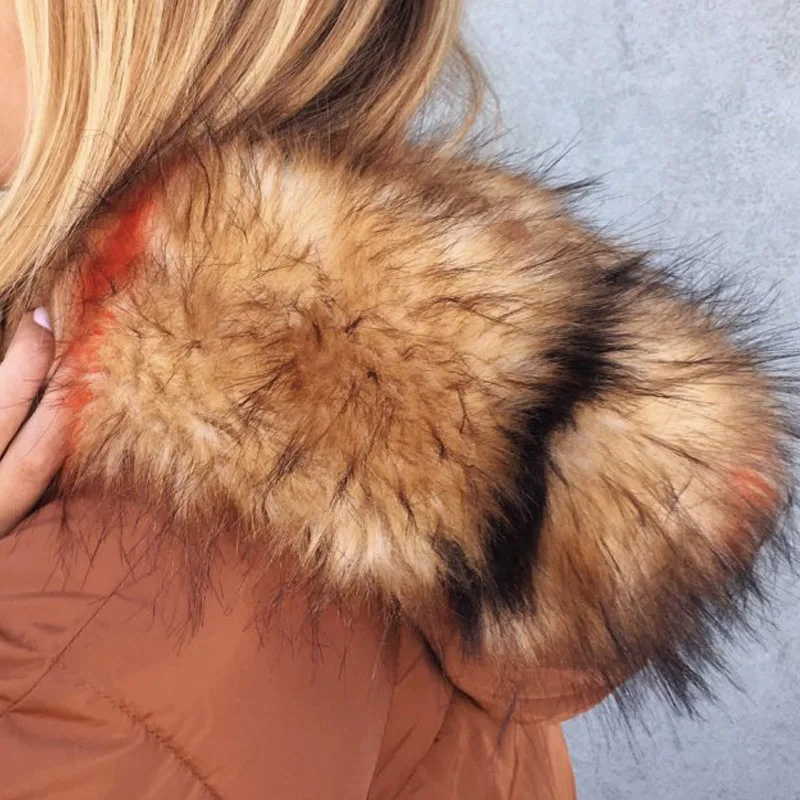 5 Fourrure De Parkas 4 3 Veste La 2 1 Ouatée Parka Femelle Hiver Rembourré Collier Long Le Taille 6 Plus Bas Vers Femmes Chapeau Coloré Épaissie Grand 0YS0g4Ar