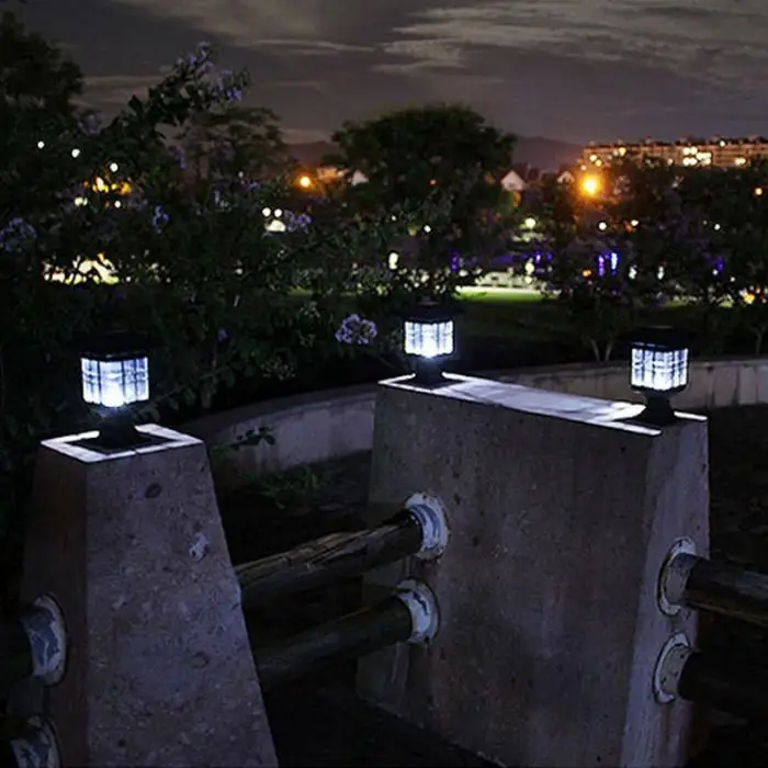 Livre à Prova Lâmpada de Parede Energia sem Fiação Luz ao ar Coluna Solar Cabeça Tampa Dwaterproof Água Decorativa Pátio Wwo66 Luz Led 5 Lâmpadas solares