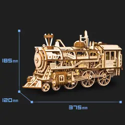 DIY 3D лазерной резки деревянные механические модели Строительство наборы действие по Заводной игрушечные лошадки хобби подарок для детей