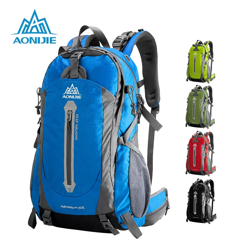 AONIJIE наружные спортивные походные сумки через плечо, дорожный рюкзак, велосипедные походные сумки, водонепроницаемые Рюкзаки 40л 50л