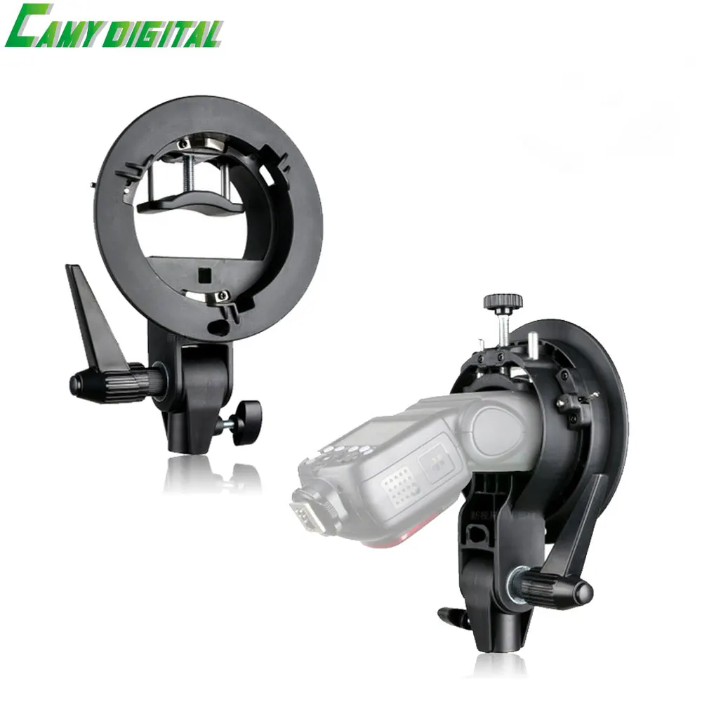 

HOT SALE Godox S-Type Bracket Bowen Mount Universal Type For Camera Flash/Speedlite/Honeycomb/SoftBox/Beauty Dish/Umbrella,etc