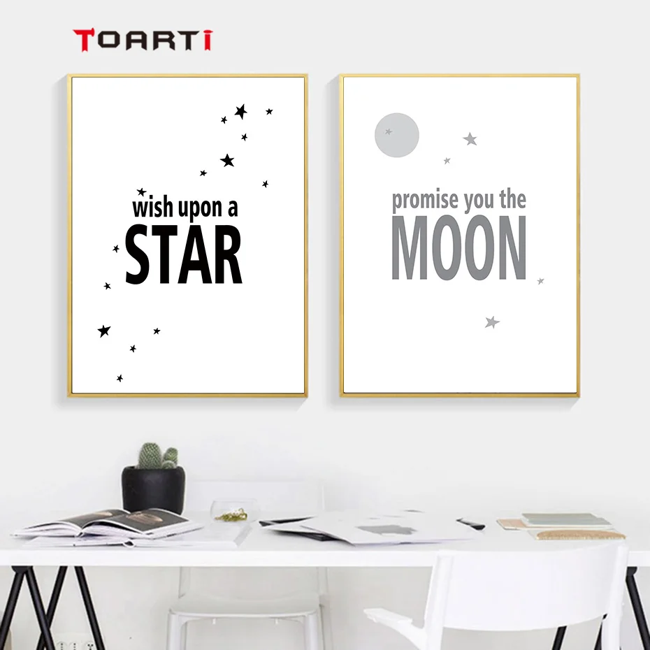 Romantic Life Quotes Art Wall Mural Modern Canvas Painting Nordic Vintage Posters&Prints Living Room Nursery Decoration Pictures (3)
