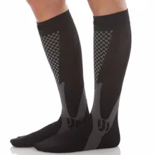 Мужские и женские эластичные Компрессионные носки для ног ниже колена