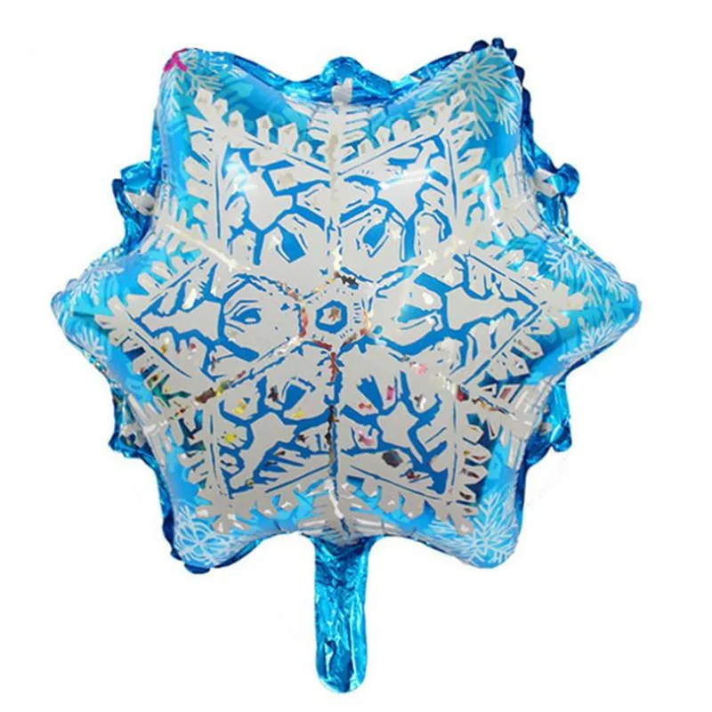 Romantic Wedding Decoration Foil Blue Balloons Snowflake Helium Balloon Diy Baby Shower Birthday Party Decorations Kids | Дом и сад