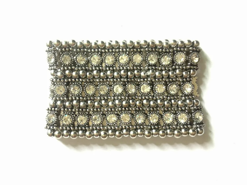 Трехрядный многослойный растягивающийся браслет со стразами|bracelet religious|crystal cuff