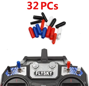 

32PCs RC Model Remote Control Switch Rocker Protector Cap Cover For Radiolink/WFLY/Walkera/Futaba/JR/Frsky X9D/QX7 Transmitter