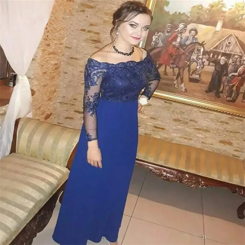 royal blue mother of the groom dress
