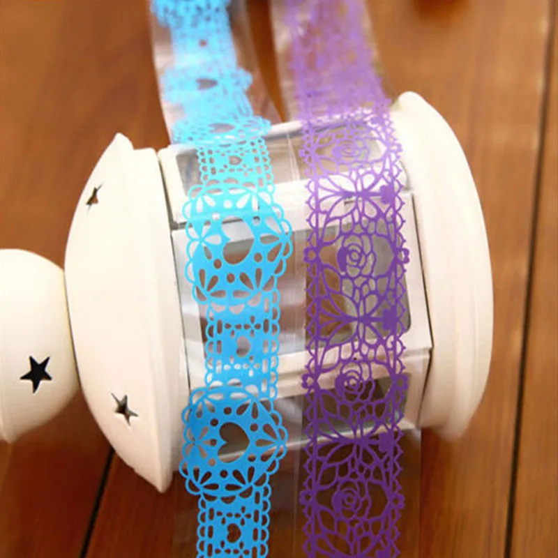 5PCS-Lace-Decorative-Self-Adhesive-Masking-Washi-Tape-Sticky-Paper-Sticker-DIY (2)