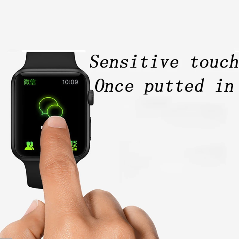 Full Cover 3D Curved Black For Apple Watch 38mm 42mm Series 3 2 1 Plating Tempered Glass Edge Screen Protector Film For iWatch Full Cover 3D Curved Black For Apple Watch 38mm 42mm Series 3 2 1 Plating Tempered Glass Edge Screen Protector Film For iWatch