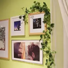 250 см, сделай сам, искусственная гирлянда из листьев плюща, циррусовые растения, Пластиковая Зеленая длинная искусственная Виноградная лоза, листва, цветок для украшения дома, свадьбы