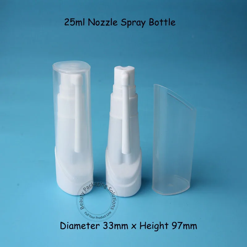 30pcs/Lot Promotion Empty Plastic 25ml Spray Bottle with Long Nozzle