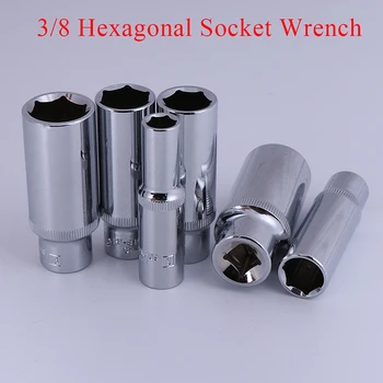 

3/8" Spark Plug Socket Wrench Head Hand Tools Cr-v Hexagon Spanner Allen Head