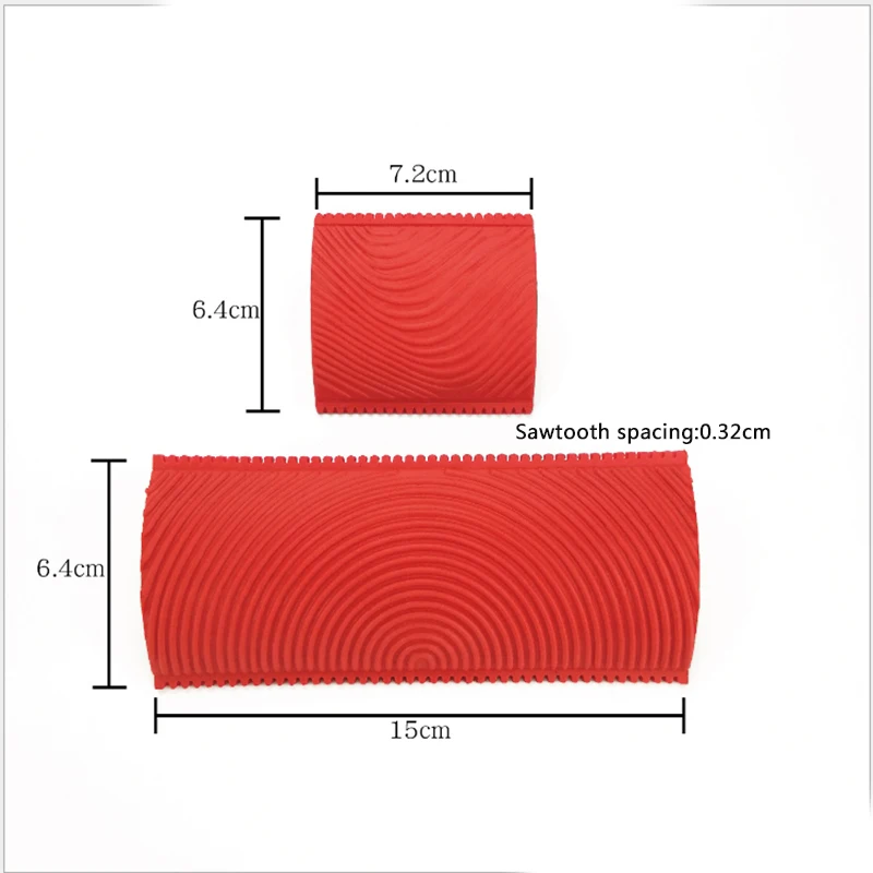 2 шт. 3 дюйма 6 дюймов имитация дерева зерна краски ролик кисти стены краски ing Инструменты наборы стены текстура искусства краски набор инструментов