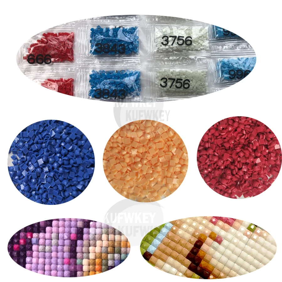 5D DIY Diamond Embroidery Cartoon Animal Bear Fox Rabbit Ball 3d Diamond Painting Cross Stitch kits diamond Mosaic Decoration