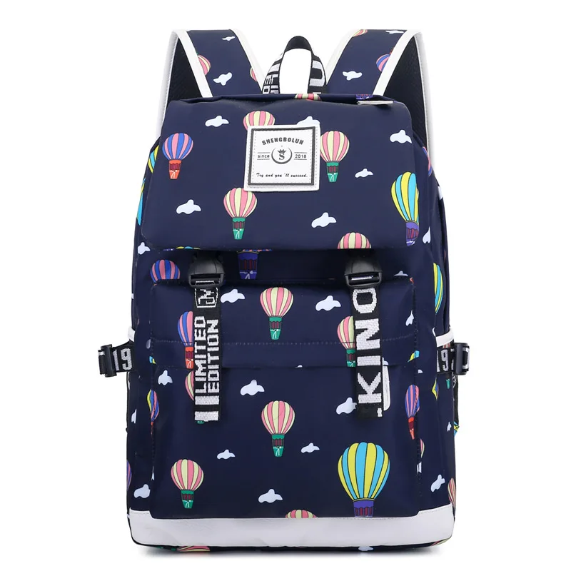 

waterproof school backpack teenager girls fashion schoolbag female korean style travel laptop backpack cute plush ball kids bag