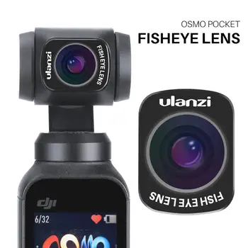 

Ulanzi OP-8 Magnetic Fisheye Lens for DJI Osmo Pocket Camera Compact Design Macro Effect Lens Pro Osmo Pocket Gimbal Accessories