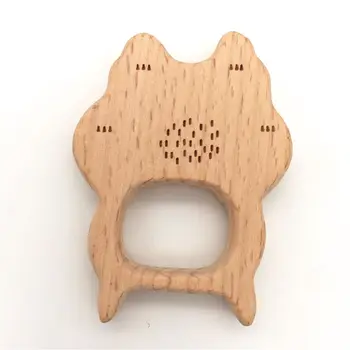 Online Spedizione Gratuita Set Di 10pcs Organic Legno Di Faggio Artigianato, Dinosauro, Anatra, Canguro, Lupo, Rana, Maiale, Volpe, Turchia Per Il Bambino Ragazzo Regalo Giocattoli Di Masticazione