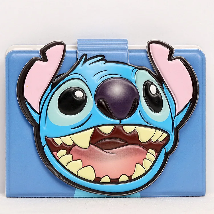 

Disney plush purse Stitch lady Cartoon pvc ID holder card set bank card bus case card set Male Female purse coin