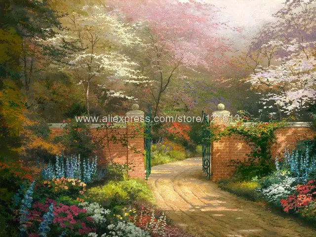 Pintura Al Óleo Original Del Arte Puerta De Nuevos Comienzos Thomas