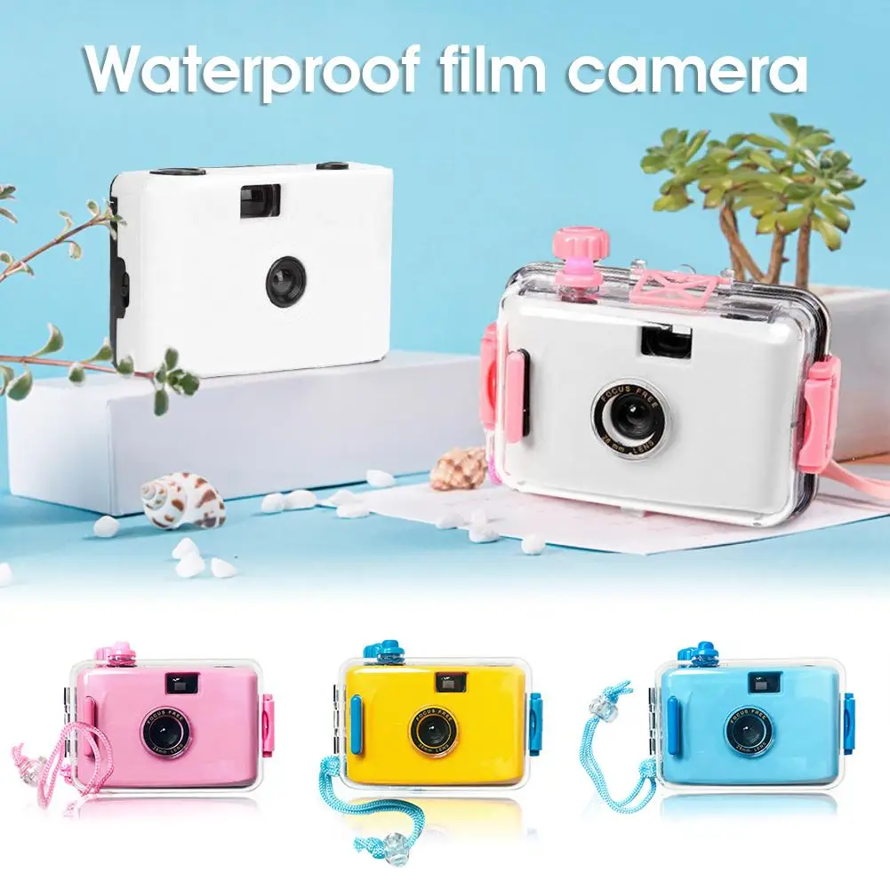 

Waterproof LOMO Children's Camera Film Waterproof Underwater Diving Retro Point-and-shoot Camera With Waterproof Case For Kids